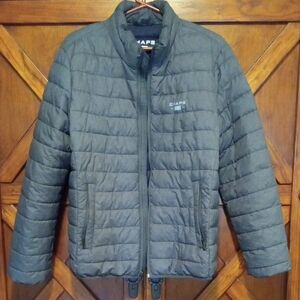 Men's Chaps Gray Lightweight Puffer Jacket